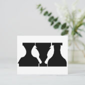 鳥や鳥の光の錯覚 ポストカード (スタンド正面)