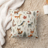 鳥よくはしゃぐ枕 クッション (ブランケット)