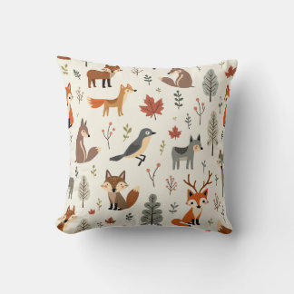 鳥よくはしゃぐ枕 クッション