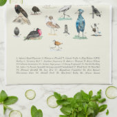 鳥をだますためのガイド キッチンタオル (折り畳み)