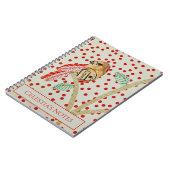 鳥をテーマ芸術的にしたジャーナル ノートブック (左側)