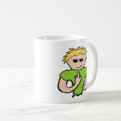 鳥を動かす コーヒーマグカップ (正面右)