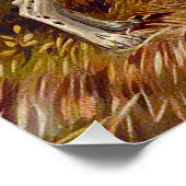 鳥を口に入れたハンター犬 ポスター (コーナー)