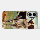 鳥を口に入れたハンター犬 Case-Mate iPhoneケース (裏面 (横))