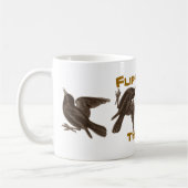 鳥を弾くこと コーヒーマグカップ (左)