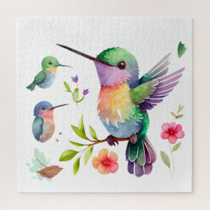 鳥を愛する人たちのかわいいハミングバード ジグソーパズル
