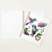 鳥を愛する人のための、美しくかわいいハミングバード プランナー手帳 (ディスプレー)