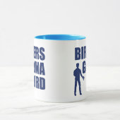 鳥を捕まえる鳥 マグカップ (中央)