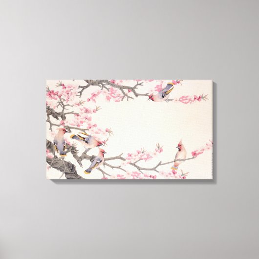 鳥を歌う春 キャンバスプリント (正面)