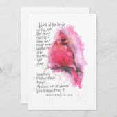 鳥を見る ノートカード (正面/裏面)