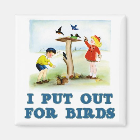 鳥を追う マグネット (正面)