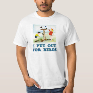 鳥を追う Tシャツ