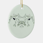 鳥を遠くに飛ぶ セラミックオーナメント (右)