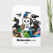 鳥を飼うアメリカカラス カード (裏面)