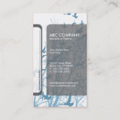 鳥をsilhouscreen: アポイントメントカード 予約カード (裏面)