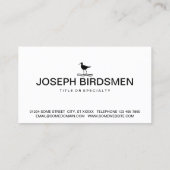 鳥アイコン 名刺 (裏面)