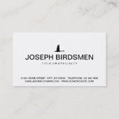 鳥アイコン 名刺 (裏面)