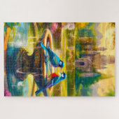 鳥アート類 ジグソーパズル (横)