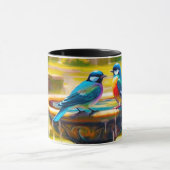鳥アート類 マグカップ (中央)