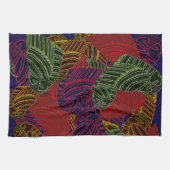 鳥アールデコキッチンタオル キッチンタオル (横)