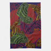 鳥アールデコキッチンタオル キッチンタオル (縦)