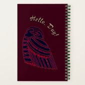 鳥アールデコレシピ手帳 ノートブック (裏面)