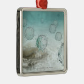 鳥インフルエンザの細胞のイラストレーション メタルオーナメント (右)