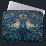 鳥ウィリアム・モリス。青い動物のヴィンテージパターン ラップトップスリーブ<br><div class="desc">ウィリアム・モリス"鳥"ラップトップスリーブ。青い動物のヴィンテージパターン。</div>