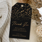 鳥エレガントの羽が結婚ありがとう ギフトタグ