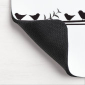 鳥オンつる植物 マウスパッド (コーナー)