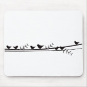 鳥オンつる植物 マウスパッド (正面)