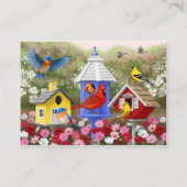 鳥カラフルと鳥小屋 名刺 (正面)