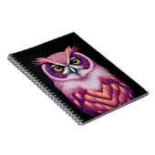 鳥カラフルのアートワーク ノートブック (右側)