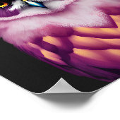 鳥カラフルのアートワーク ポスター (角)