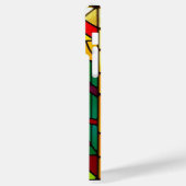 鳥カラフルのステンドグラスのアートワーク Case-Mate iPhoneケース (裏面 / 左)