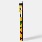 鳥カラフルのステンドグラスのアートワーク Case-Mate iPhoneケース (裏面 / 左)