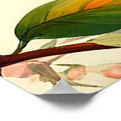 鳥カラフルの群れの中に座って鮮やかいる ポスター (角)