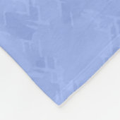 鳥カラフルの花園ブルー フリースブランケット (角)