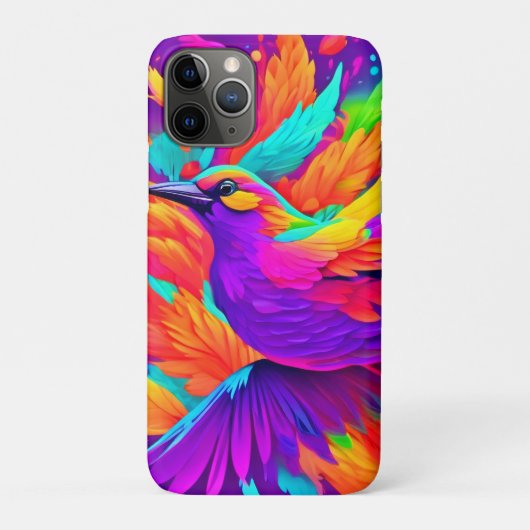 鳥カラフルの芸術 Case-Mate iPhoneケース (裏)