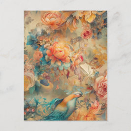 鳥カラフルはがき ポストカード