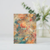 鳥カラフルはがき ポストカード (スタンド正面)