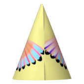 鳥カラフルパーティー帽子 – お使いの色 パーティーハット (裏面)