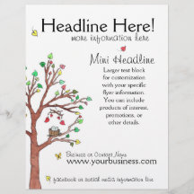 鳥カラフル巣付き木