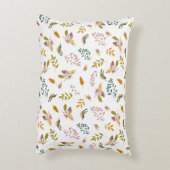 鳥カラフル枕 アクセントクッション (裏面(縦))