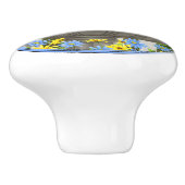 鳥カラフル浴花園 セラミックノブ (側面)