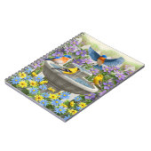鳥カラフル浴花園 ノートブック (左側)