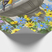 鳥カラフル浴花園 ラッピングペーパー (角)