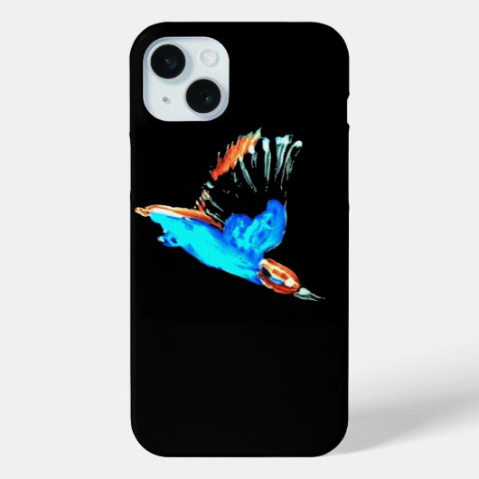 鳥カラフル画カワセミ Case-Mate iPhoneケース (裏面)