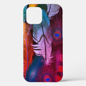 鳥カラフル羽孔雀 Case-Mate iPhoneケース (裏面)