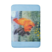 鳥カラフル芸術鶏の鶏 バスマット (正面縦)